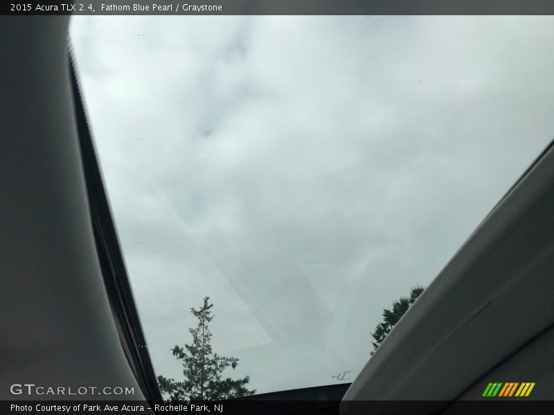 Fathom Blue Pearl / Graystone 2015 Acura TLX 2.4