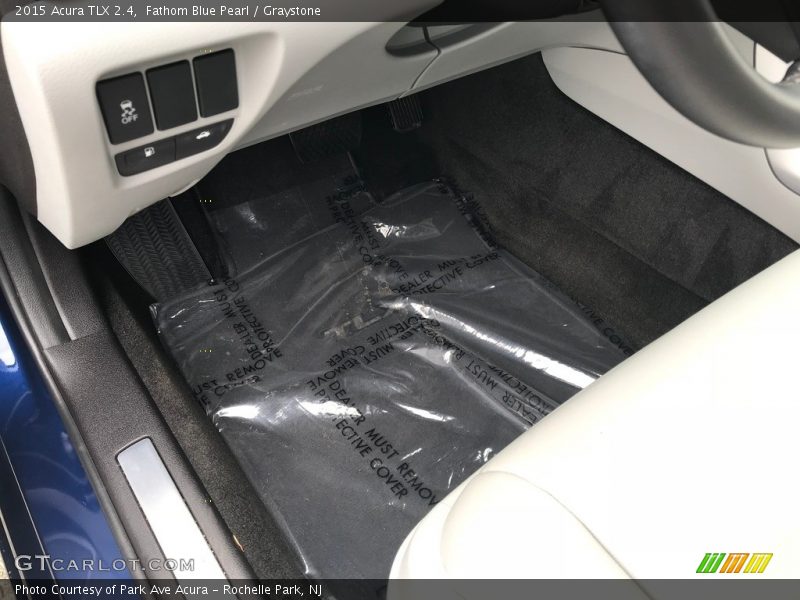 Fathom Blue Pearl / Graystone 2015 Acura TLX 2.4