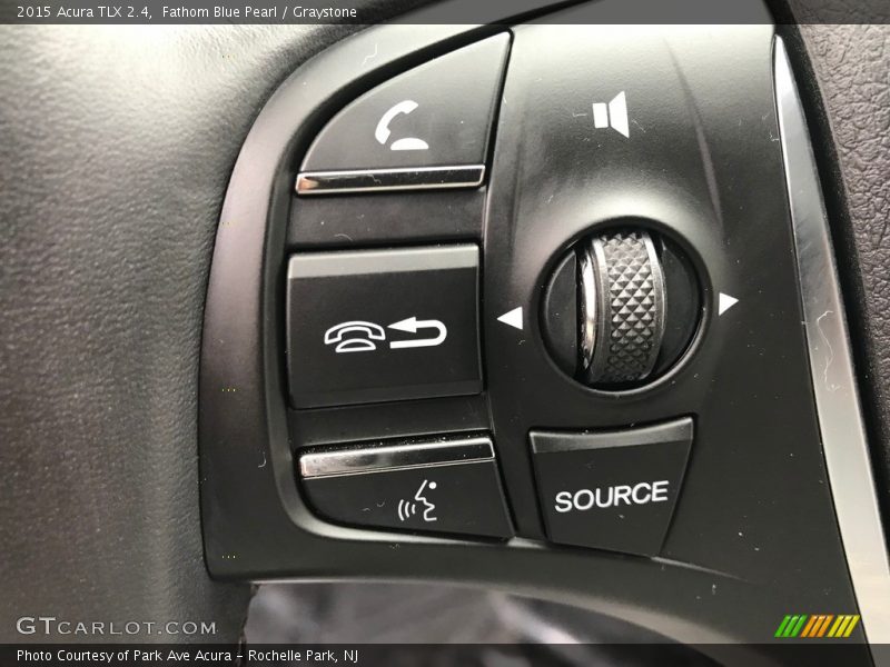 Fathom Blue Pearl / Graystone 2015 Acura TLX 2.4