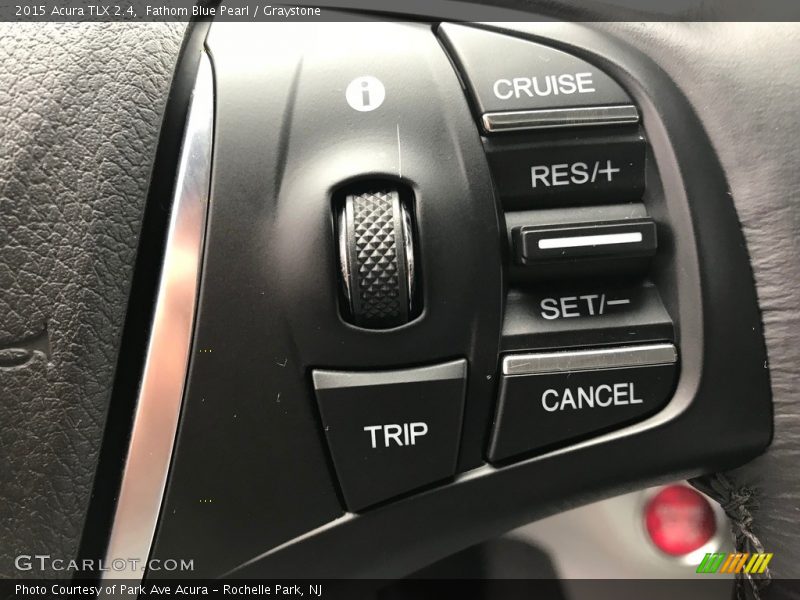 Fathom Blue Pearl / Graystone 2015 Acura TLX 2.4