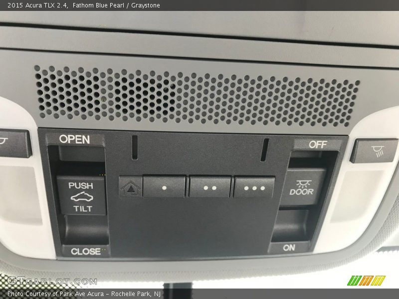 Fathom Blue Pearl / Graystone 2015 Acura TLX 2.4