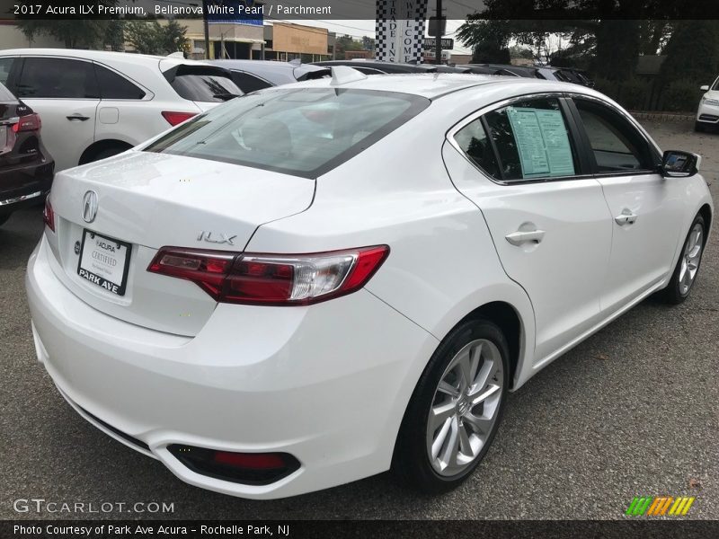 Bellanova White Pearl / Parchment 2017 Acura ILX Premium