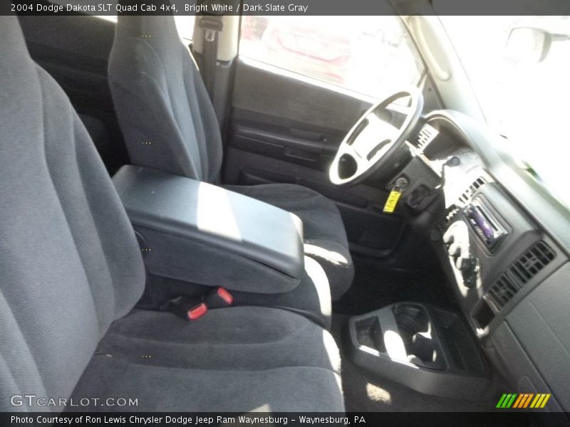 Bright White / Dark Slate Gray 2004 Dodge Dakota SLT Quad Cab 4x4