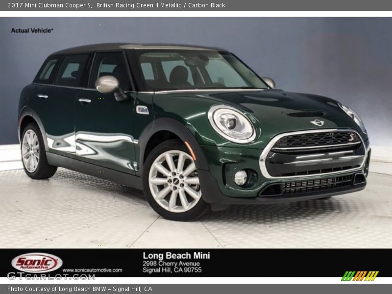 British Racing Green II Metallic / Carbon Black 2017 Mini Clubman Cooper S