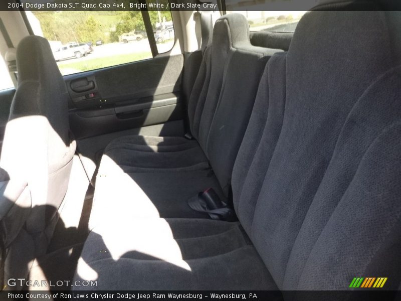 Bright White / Dark Slate Gray 2004 Dodge Dakota SLT Quad Cab 4x4