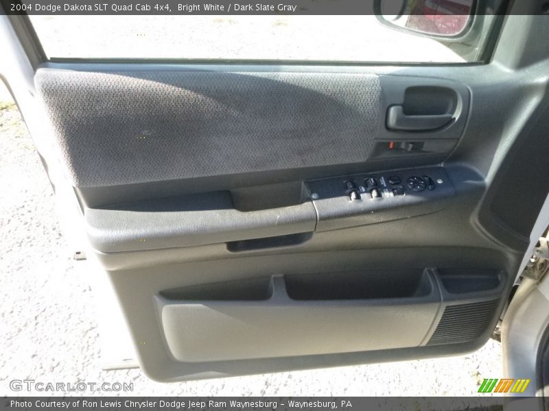 Bright White / Dark Slate Gray 2004 Dodge Dakota SLT Quad Cab 4x4