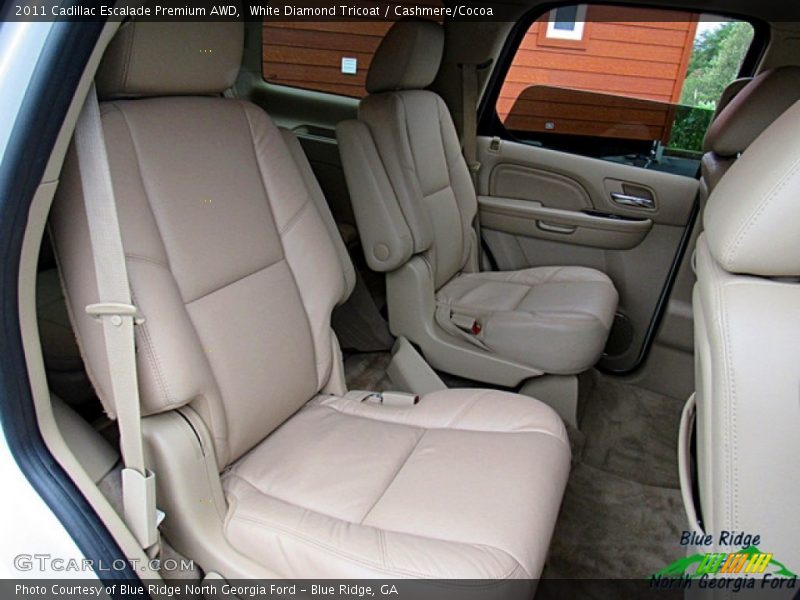 White Diamond Tricoat / Cashmere/Cocoa 2011 Cadillac Escalade Premium AWD