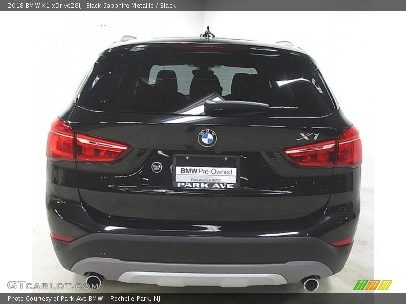 Black Sapphire Metallic / Black 2018 BMW X1 xDrive28i