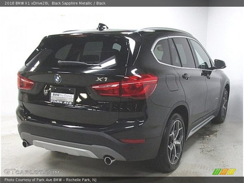 Black Sapphire Metallic / Black 2018 BMW X1 xDrive28i