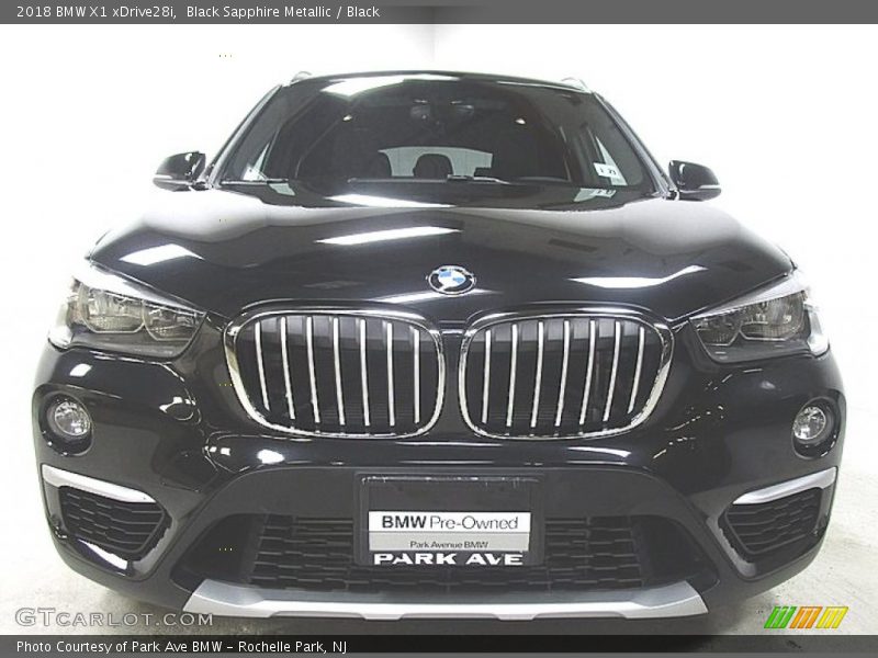 Black Sapphire Metallic / Black 2018 BMW X1 xDrive28i