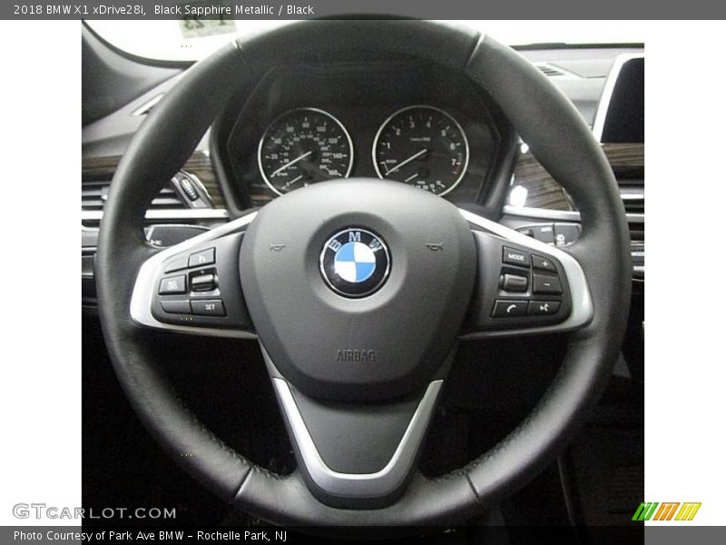 Black Sapphire Metallic / Black 2018 BMW X1 xDrive28i