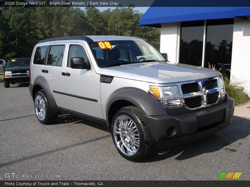 Bright Silver Metallic / Dark Slate Gray 2008 Dodge Nitro SXT