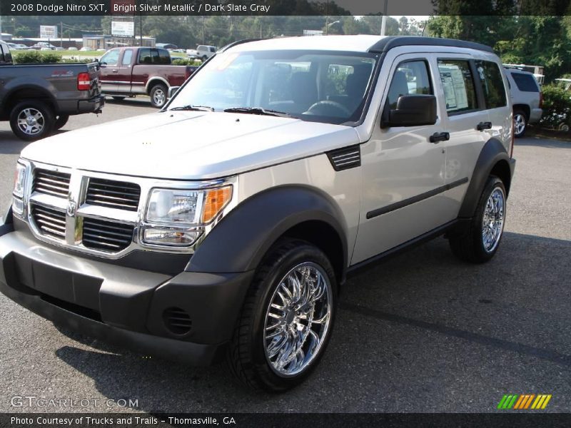 Bright Silver Metallic / Dark Slate Gray 2008 Dodge Nitro SXT