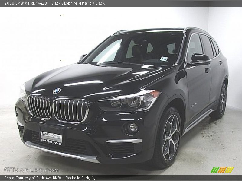 Black Sapphire Metallic / Black 2018 BMW X1 xDrive28i