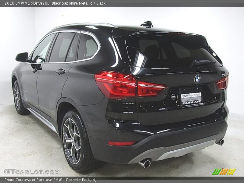 Black Sapphire Metallic / Black 2018 BMW X1 xDrive28i
