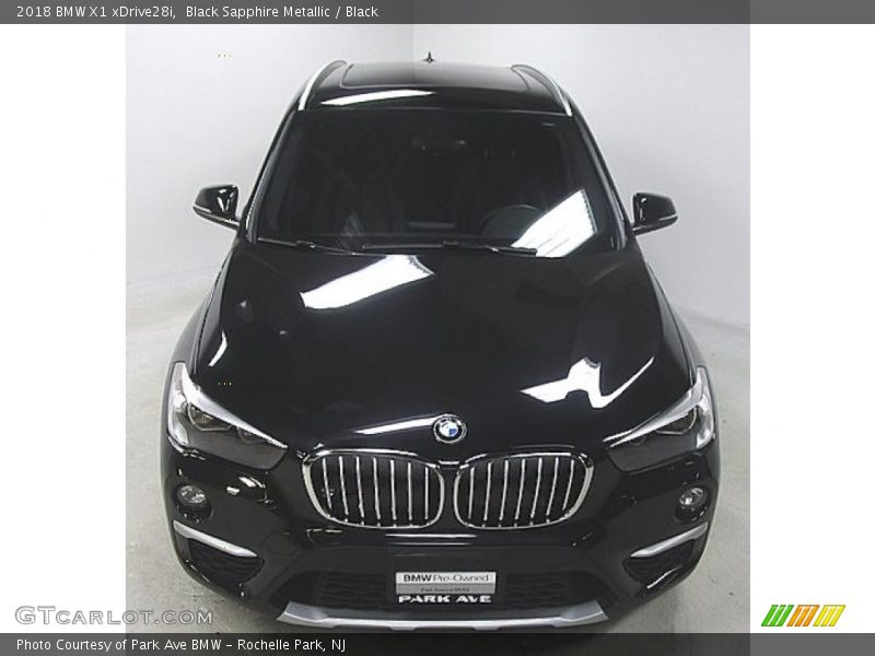 Black Sapphire Metallic / Black 2018 BMW X1 xDrive28i