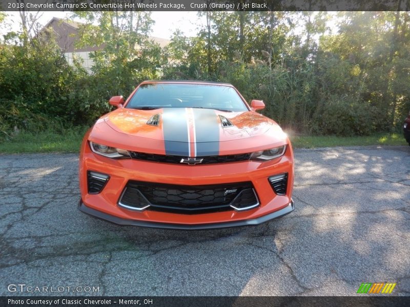 Crush (Orange) / Jet Black 2018 Chevrolet Camaro SS Convertible Hot Wheels Package
