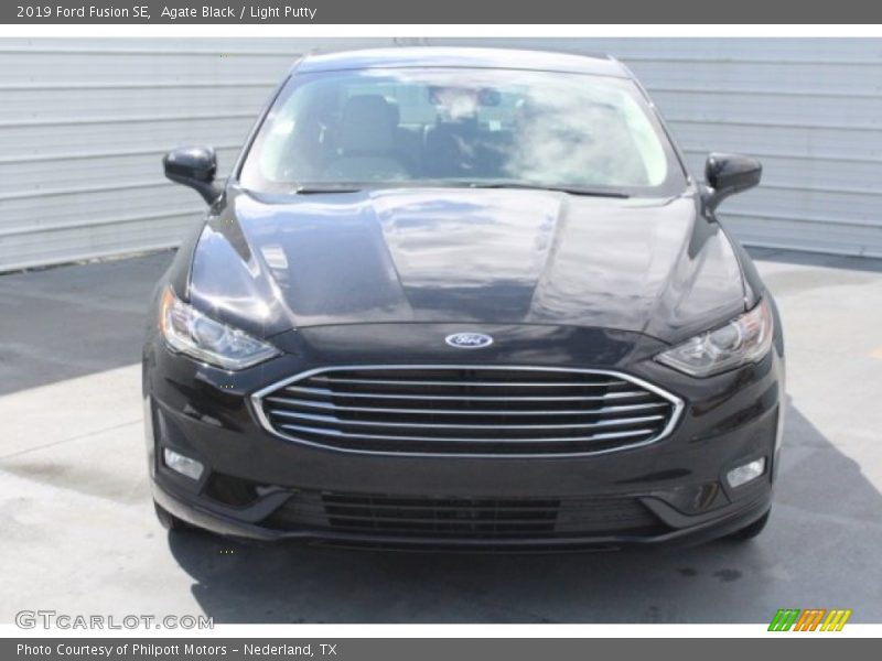 Agate Black / Light Putty 2019 Ford Fusion SE