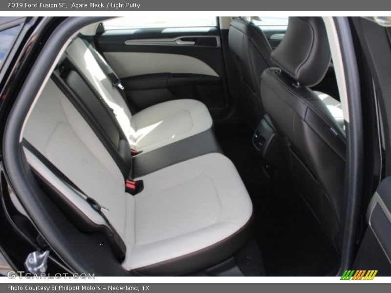 Rear Seat of 2019 Fusion SE