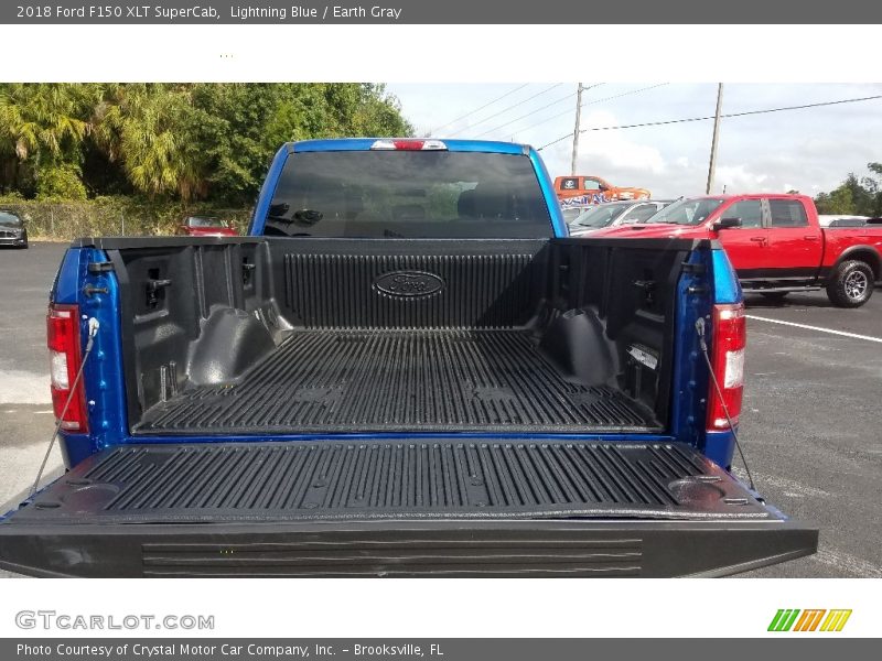 Lightning Blue / Earth Gray 2018 Ford F150 XLT SuperCab