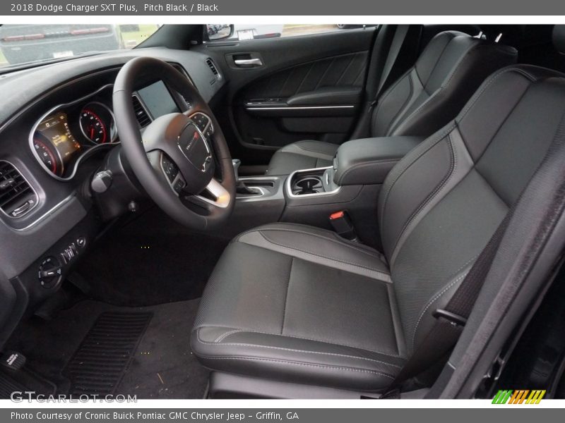 Pitch Black / Black 2018 Dodge Charger SXT Plus