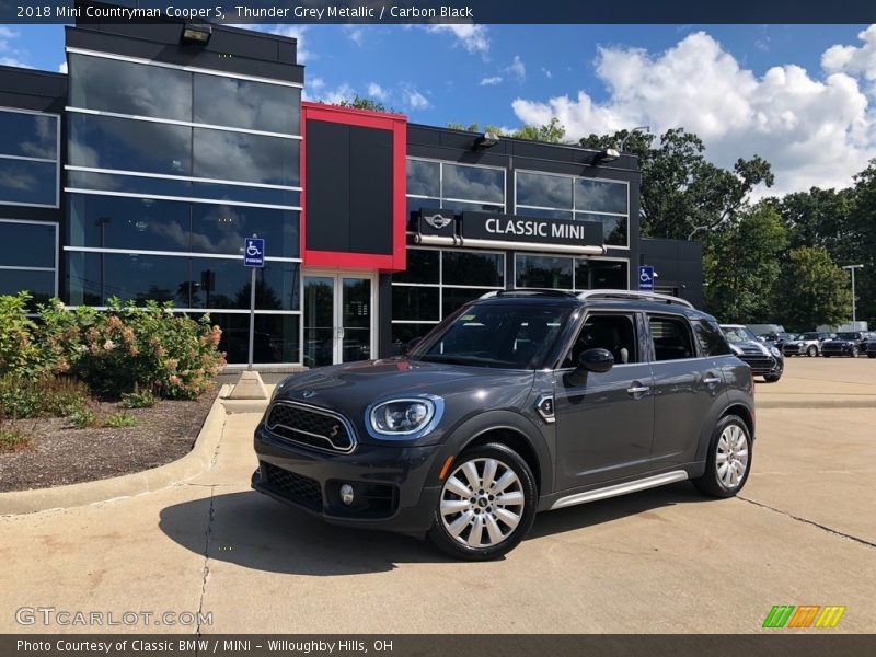 Thunder Grey Metallic / Carbon Black 2018 Mini Countryman Cooper S
