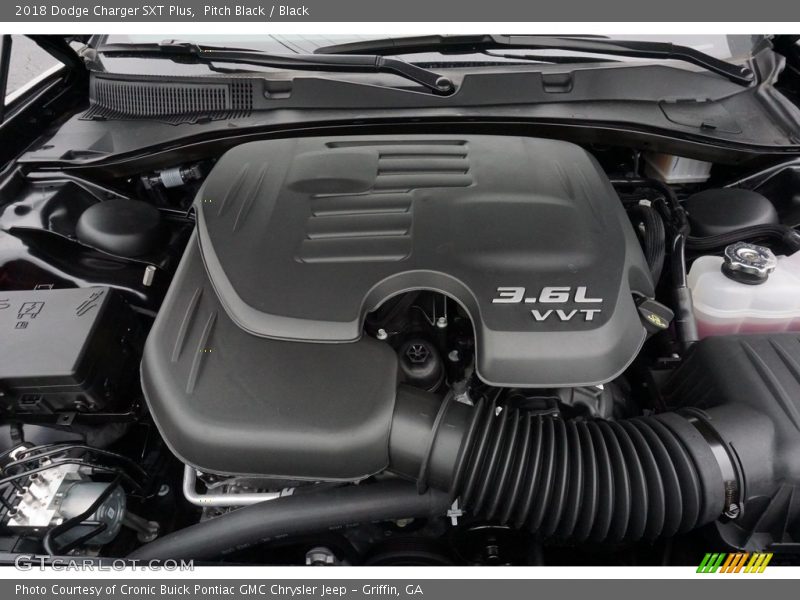 Pitch Black / Black 2018 Dodge Charger SXT Plus