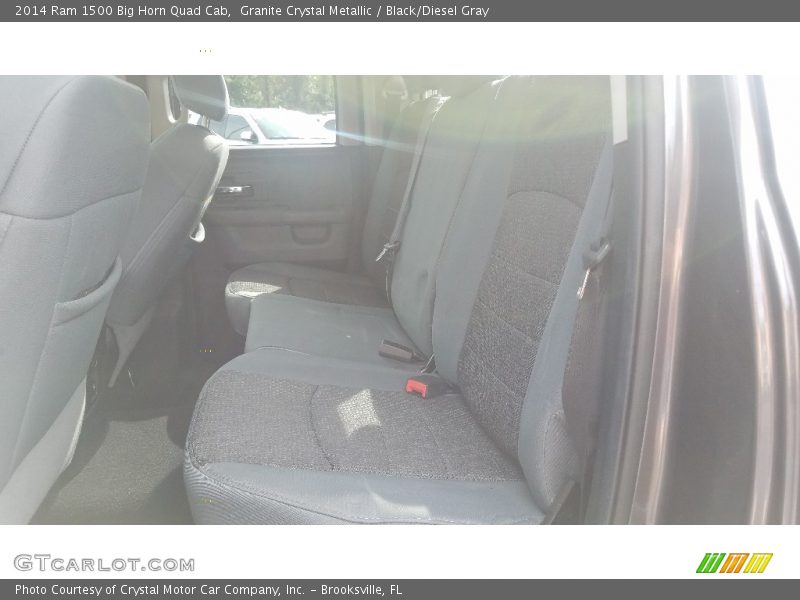 Granite Crystal Metallic / Black/Diesel Gray 2014 Ram 1500 Big Horn Quad Cab