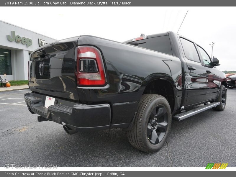 Diamond Black Crystal Pearl / Black 2019 Ram 1500 Big Horn Crew Cab