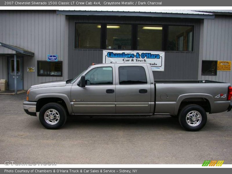 Graystone Metallic / Dark Charcoal 2007 Chevrolet Silverado 1500 Classic LT Crew Cab 4x4