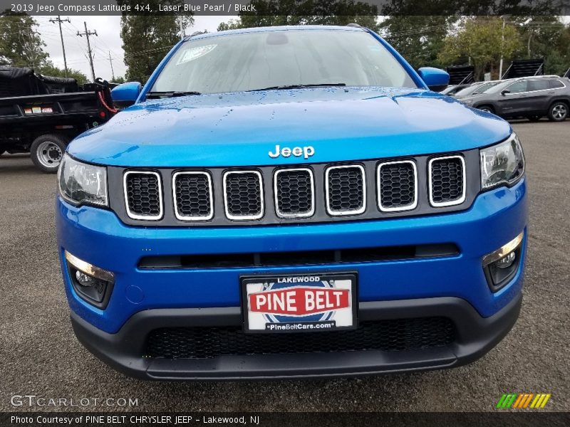 Laser Blue Pearl / Black 2019 Jeep Compass Latitude 4x4