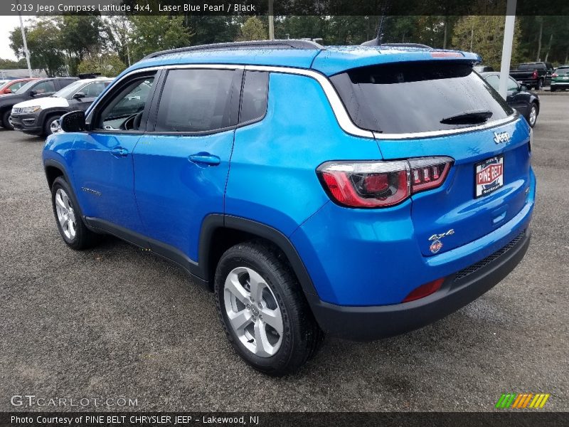 Laser Blue Pearl / Black 2019 Jeep Compass Latitude 4x4