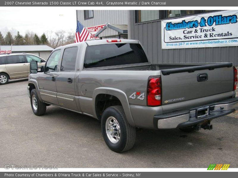 Graystone Metallic / Dark Charcoal 2007 Chevrolet Silverado 1500 Classic LT Crew Cab 4x4