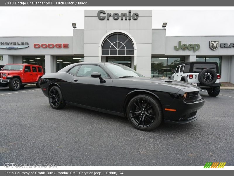 Pitch Black / Black 2018 Dodge Challenger SXT