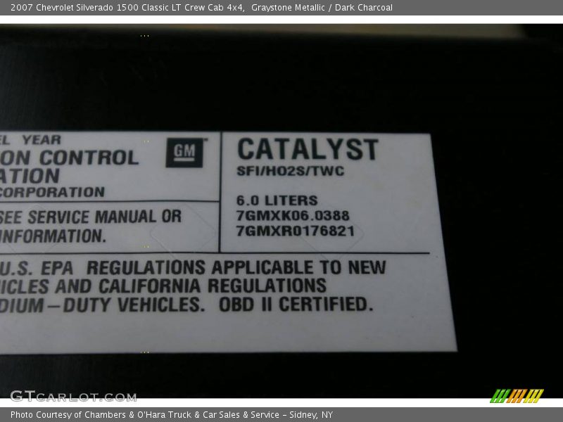 Graystone Metallic / Dark Charcoal 2007 Chevrolet Silverado 1500 Classic LT Crew Cab 4x4