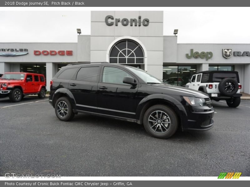 Pitch Black / Black 2018 Dodge Journey SE