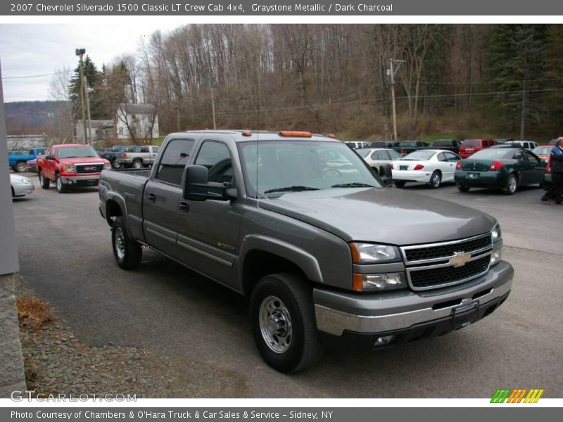 Graystone Metallic / Dark Charcoal 2007 Chevrolet Silverado 1500 Classic LT Crew Cab 4x4