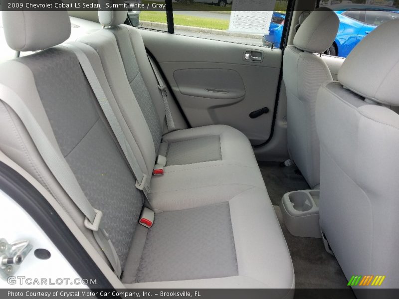 Summit White / Gray 2009 Chevrolet Cobalt LS Sedan