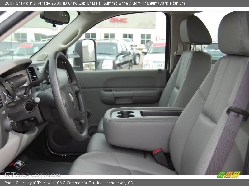 Summit White / Light Titanium/Dark Titanium 2007 Chevrolet Silverado 2500HD Crew Cab Chassis