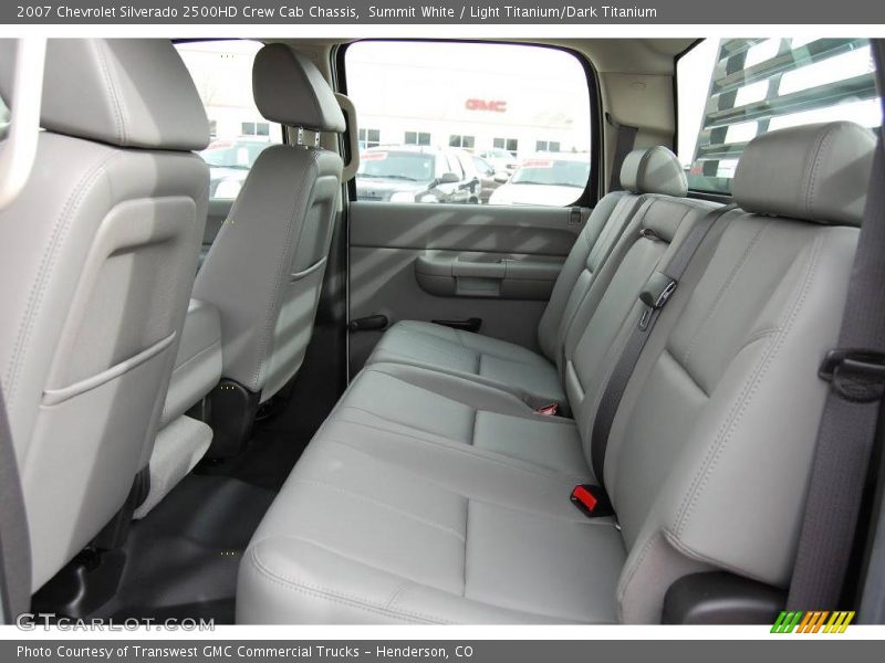 Summit White / Light Titanium/Dark Titanium 2007 Chevrolet Silverado 2500HD Crew Cab Chassis