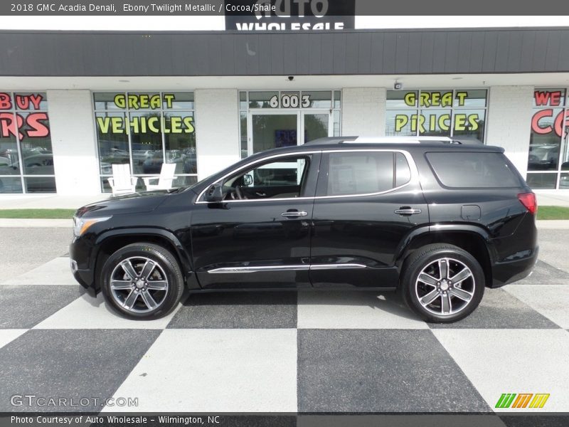 Ebony Twilight Metallic / Cocoa/Shale 2018 GMC Acadia Denali