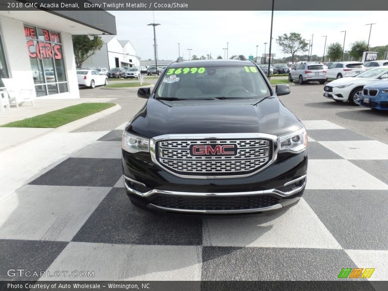 Ebony Twilight Metallic / Cocoa/Shale 2018 GMC Acadia Denali