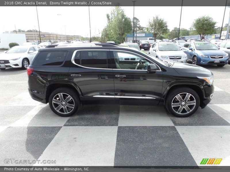 Ebony Twilight Metallic / Cocoa/Shale 2018 GMC Acadia Denali