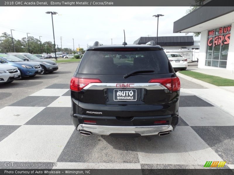 Ebony Twilight Metallic / Cocoa/Shale 2018 GMC Acadia Denali