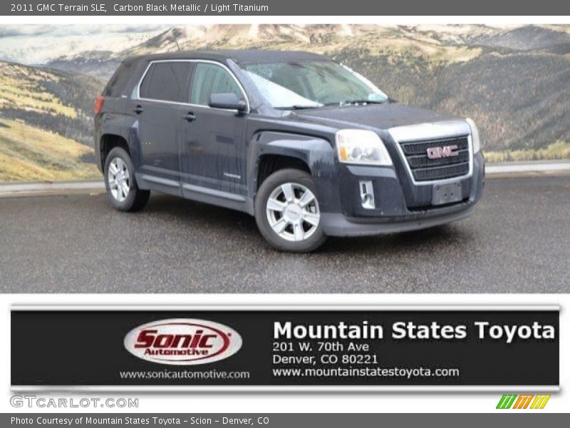 Carbon Black Metallic / Light Titanium 2011 GMC Terrain SLE