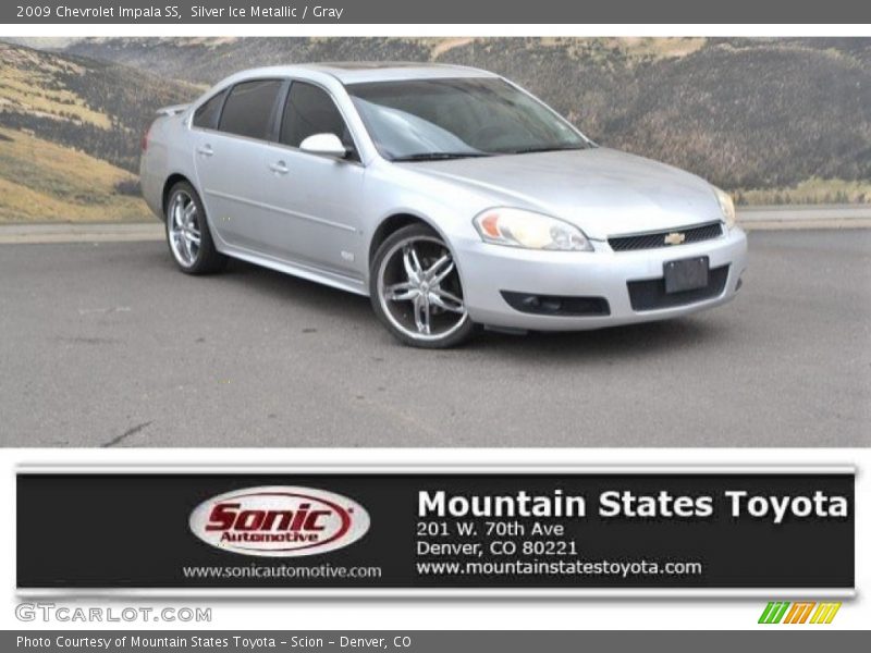 Silver Ice Metallic / Gray 2009 Chevrolet Impala SS