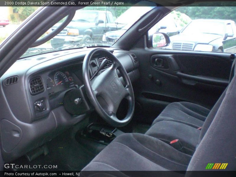 Forest Green Pearl / Agate 2000 Dodge Dakota Sport Extended Cab