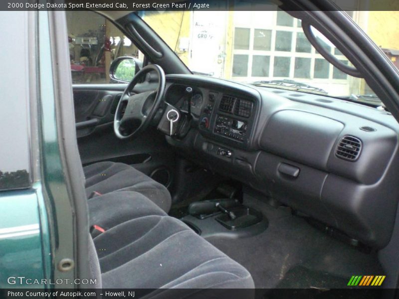 Forest Green Pearl / Agate 2000 Dodge Dakota Sport Extended Cab