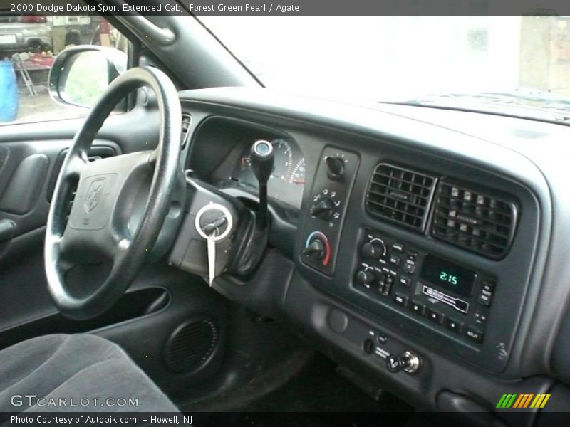 Forest Green Pearl / Agate 2000 Dodge Dakota Sport Extended Cab