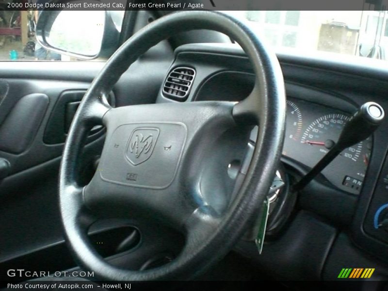 Forest Green Pearl / Agate 2000 Dodge Dakota Sport Extended Cab